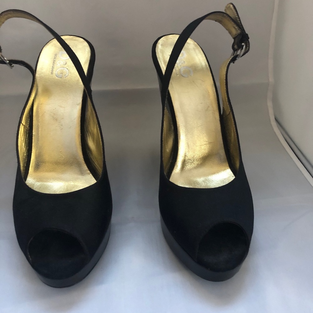 Dolce & Gabbana Satin Wedges